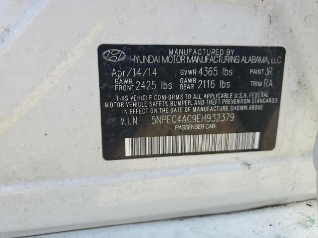 VIN 5NPEC4AC9EH932379 2014 HYUNDAI SONATA no.12