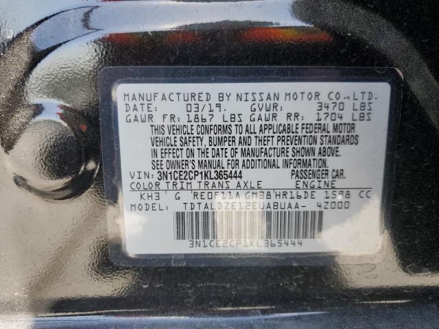 2019 NISSAN VERSA NOTE - 3N1CE2CP1KL365444