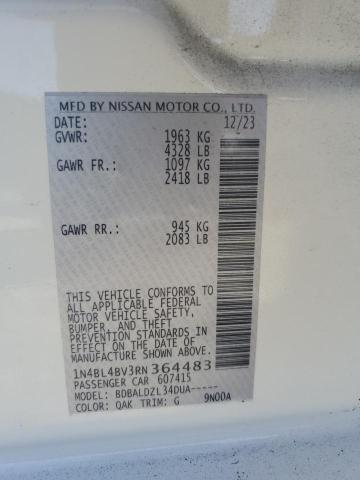 VIN 1N4BL4BV3RN364483 2024 NISSAN ALTIMA no.13