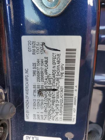 2020 HONDA CR-V LX - 5J6RW2H22LA013431