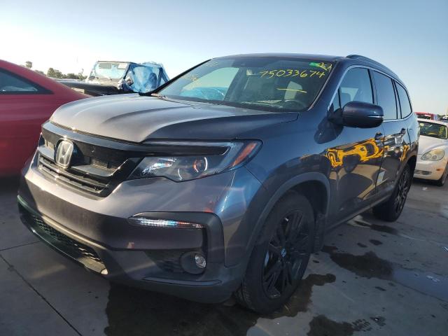 Vin: 5fnyf5h27nb001160, lot: 75033674, honda pilot se 20221