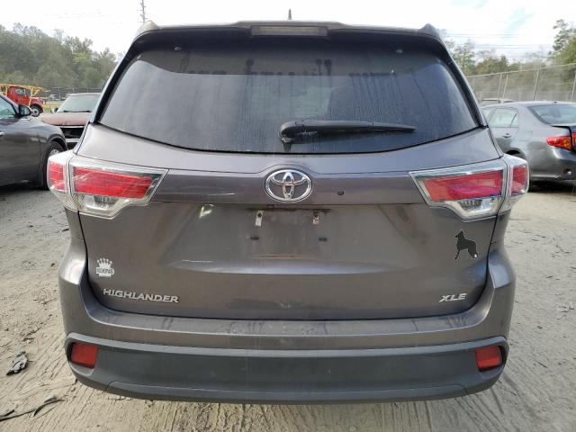 VIN 5TDKKRFH5ES011178 2014 Toyota Highlander, Xle no.6