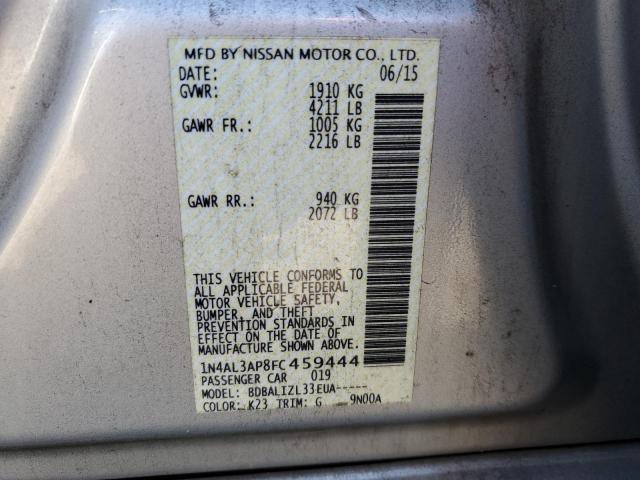 VIN 1N4AL3AP8FC459444 2015 Nissan Altima, 2.5 no.12