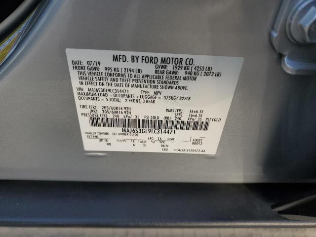 2020 FORD ECOSPORT S - MAJ6S3GL9LC314471