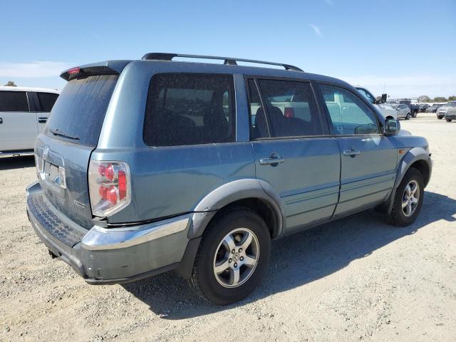 HONDA PILOT EX 2006 turquoise  gas 2HKYF18746H525910 photo #4