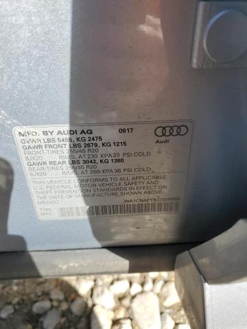 2018 AUDI Q5 PRESTIG WA1CNAFY9J2056889