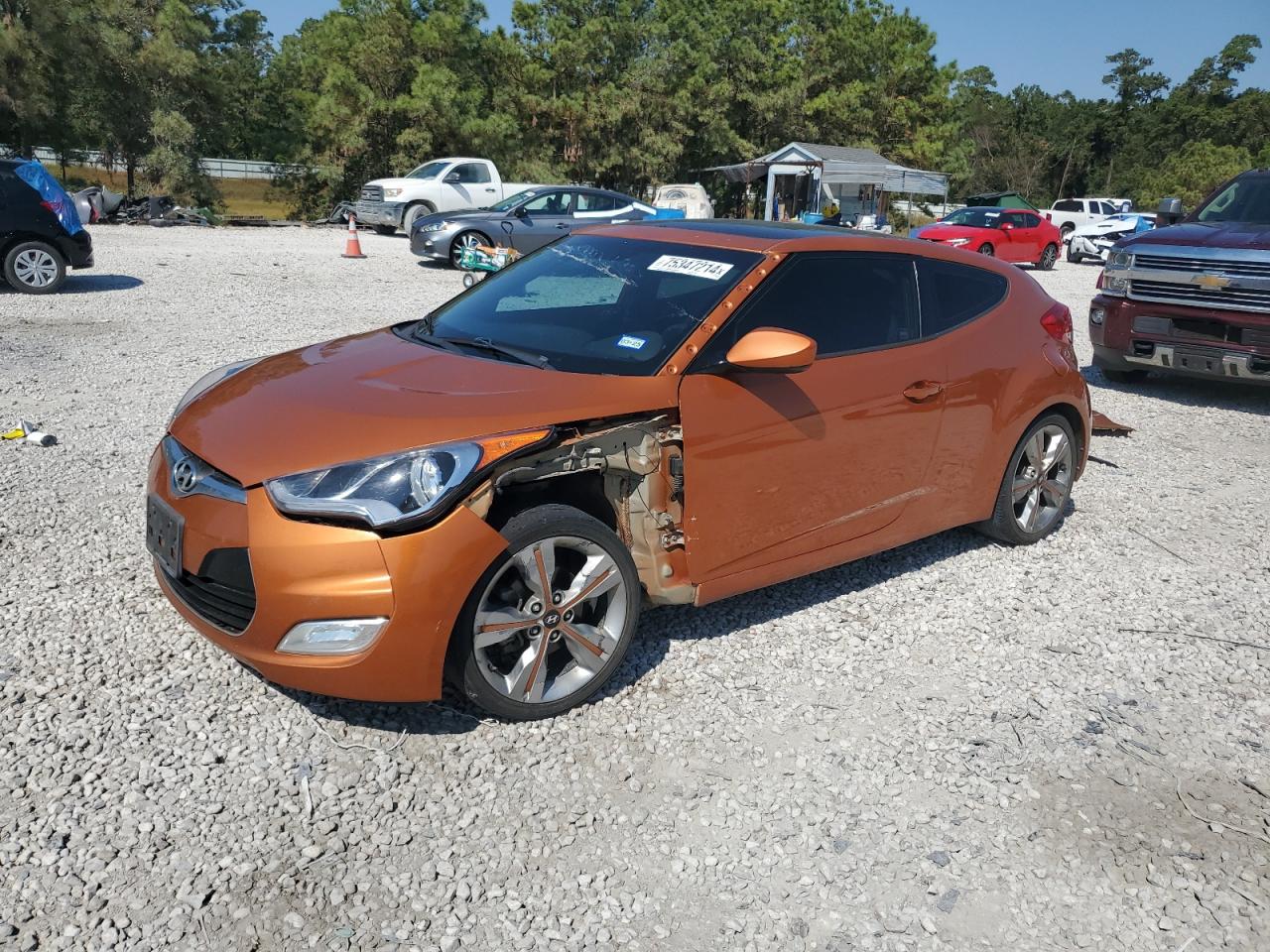 Lot #2962463788 2016 HYUNDAI VELOSTER