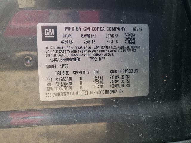 2017 BUICK ENCORE PRE - KL4CJDSB6HB019968