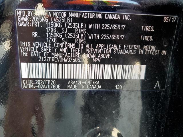 2017 TOYOTA RAV4 LE - 2T3ZFREV0HW375053