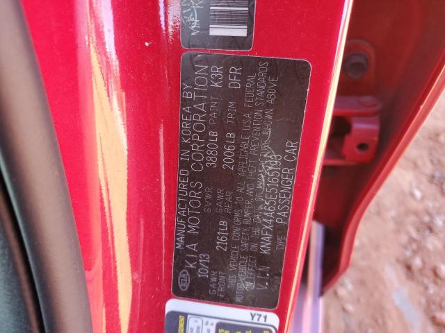 VIN KNAFX4A65E5165193 2014 KIA Forte, LX no.13