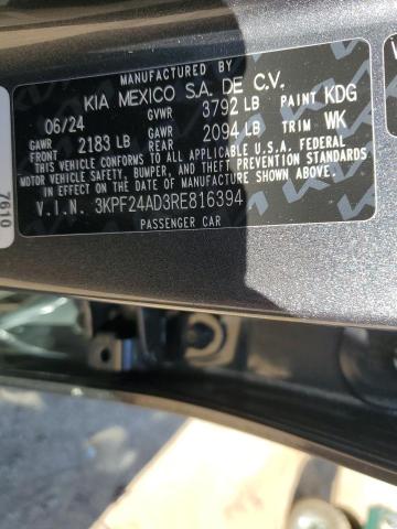 VIN 3KPF24AD3RE816394 2024 KIA FORTE no.12