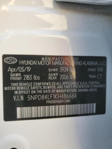 2019 HYUNDAI ELANTRA SE - 5NPD84LF1KH486664