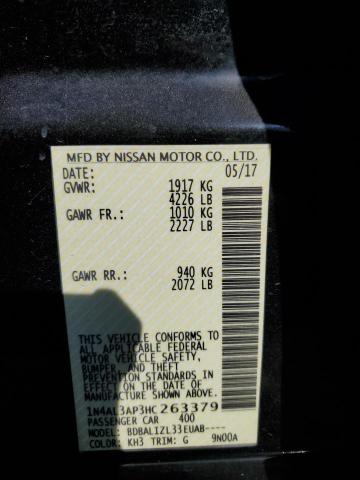 2017 NISSAN ALTIMA 2.5 - 1N4AL3AP3HC263379