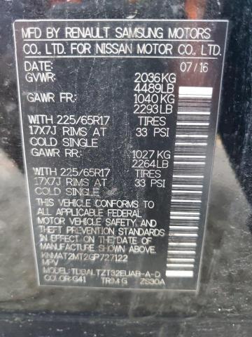 2016 NISSAN ROGUE S - KNMAT2MT2GP727122