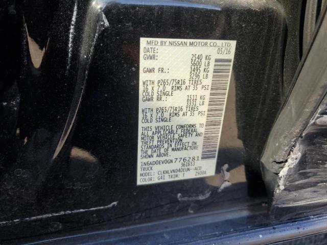 2016 NISSAN FRONTIER S - 1N6AD0EV0GN776281