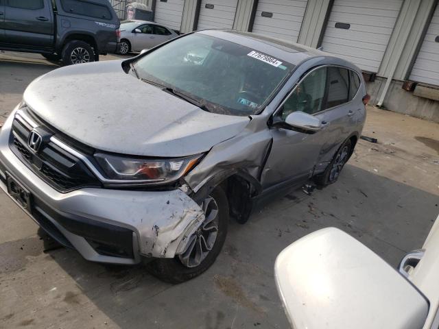 HONDA CR-V EXL 2021 silver  gas 5J6RW2H89ML025604 photo #1