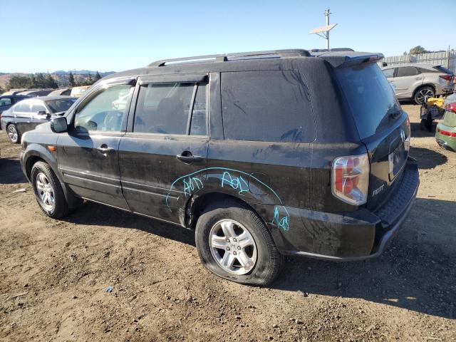 HONDA PILOT VP 2008 black  gas 5FNYF18218B044096 photo #3