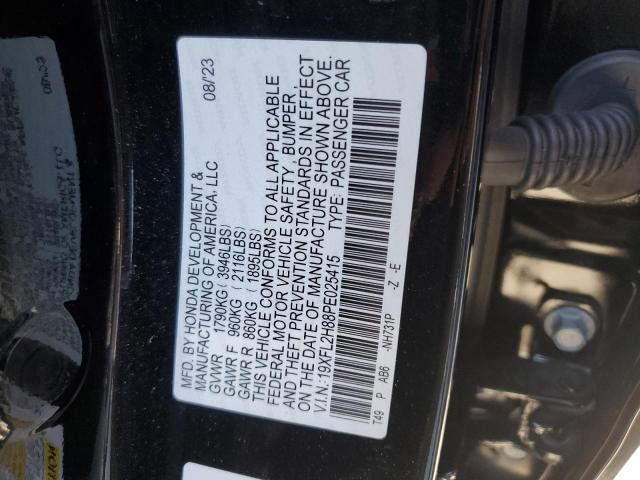 2023 HONDA CIVIC SPOR - 19XFL2H88PE025415