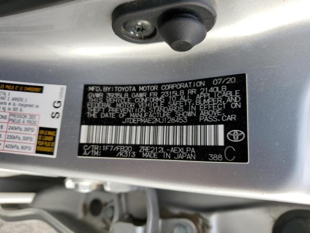 2021 TOYOTA COROLLA LE - JTDEPMAE2MJ128453
