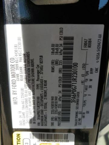 2018 FORD FUSION S - 3FA6P0G71JR230100