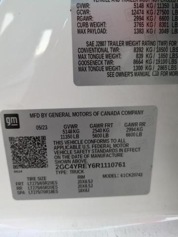 2024 CHEVROLET SILVERADO - 2GC4YREY6R1110761