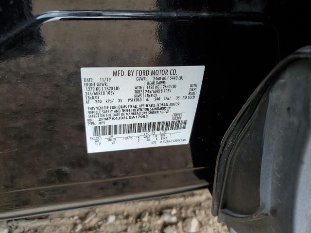 2020 FORD EDGE SEL - 2FMPK4J93LBA17953