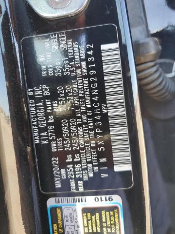 2022 KIA TELLURIDE - 5XYP34HC4NG291342