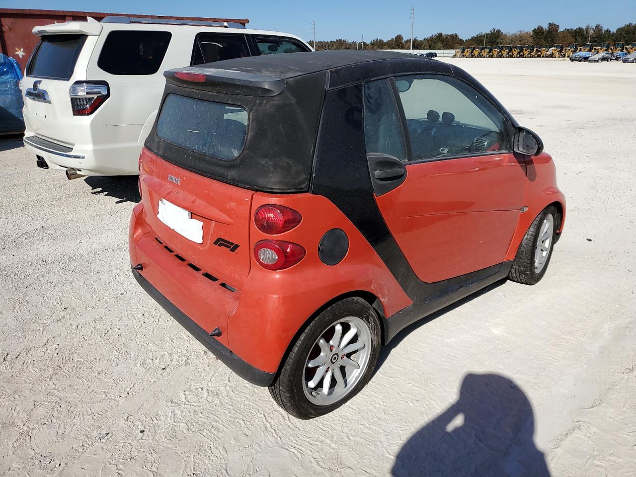 SMART FORTWO PAS 2008 red  gas WMEEK31XX8K083791 photo #4