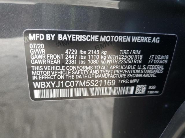 VIN WBXYJ1C07M5S21169 2021 BMW X2, Xdrive28I no.14