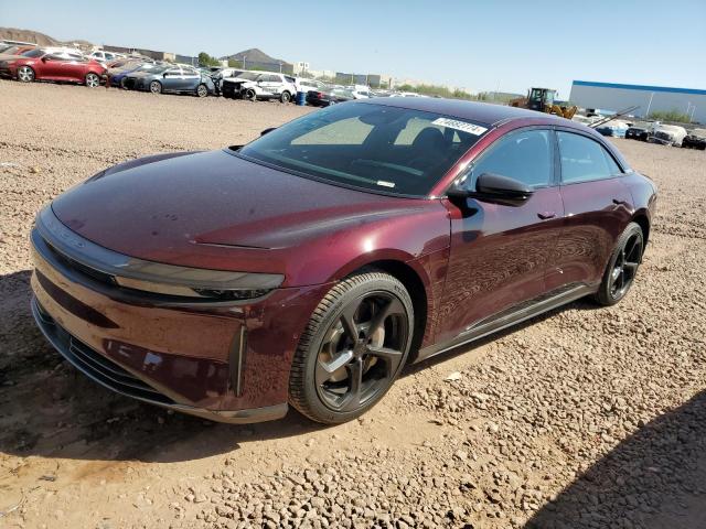 LUCID MOTORS AIR PURE 2024 maroon  electric 50EA1PGA8RA001327 photo #1