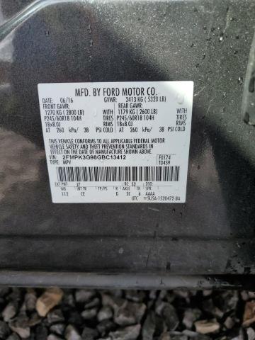 2016 FORD EDGE SE - 2FMPK3G98GBC13412