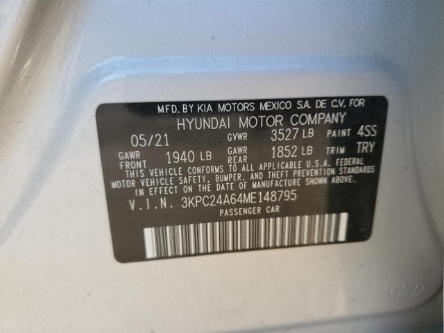 2021 HYUNDAI ACCENT SE - 3KPC24A64ME148795