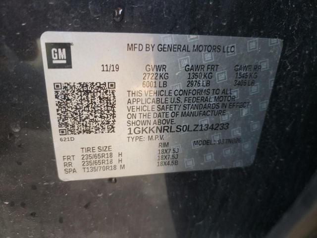 2020 GMC ACADIA SLE - 1GKKNRLS0LZ134233
