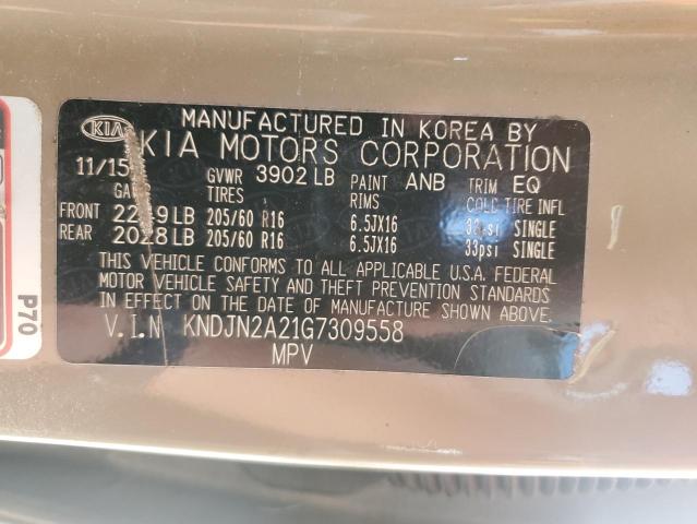 VIN KNDJN2A21G7309558 2016 KIA Soul no.13