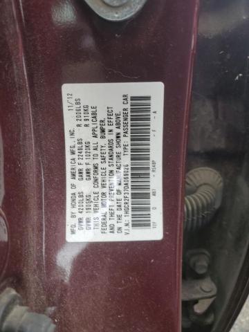 VIN 1HGCR2F37DA069026 2013 Honda Accord, LX no.12