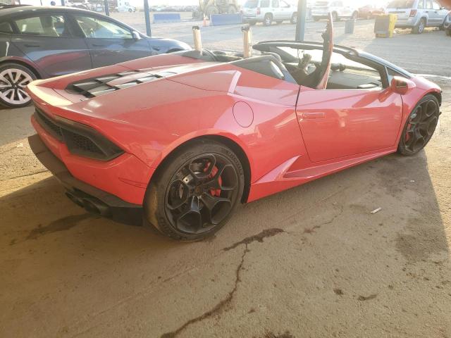 LAMBORGHINI HURACAN 2017 red  gas ZHWUR2ZF8HLA07230 photo #4