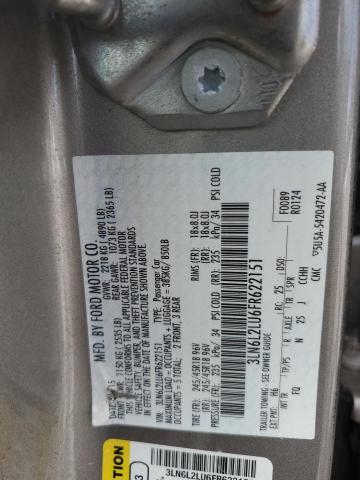 VIN 3LN6L2LU6FR622151 2015 Lincoln MKZ, Hybrid no.12