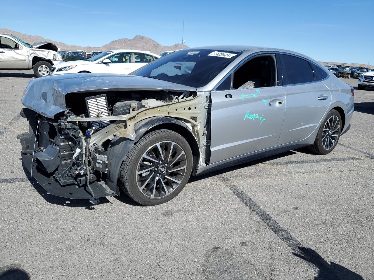 Lot #2981450623 2020 HYUNDAI SONATA SEL