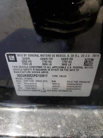 2015 CHEVROLET SILVERADO - 3GCUKSEC5FG103817
