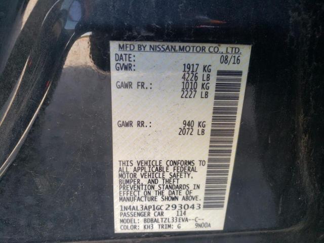 2016 NISSAN ALTIMA 2.5 - 1N4AL3AP1GC293043