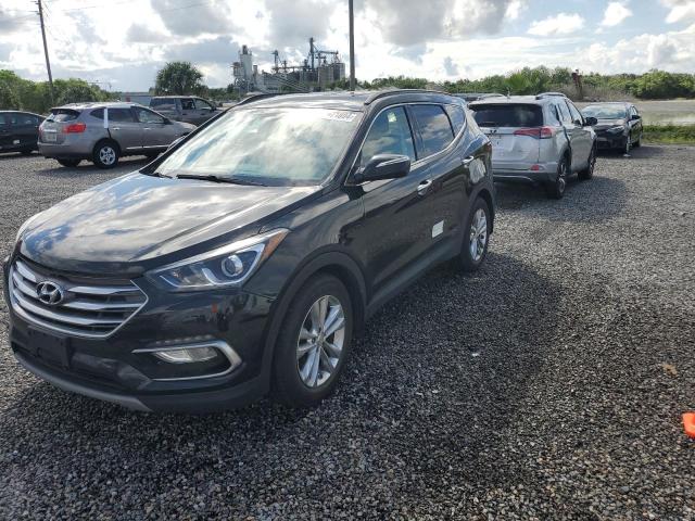 HYUNDAI SANTA FE S 2018 black  gas 5NMZUDLAXJH099659 photo #3