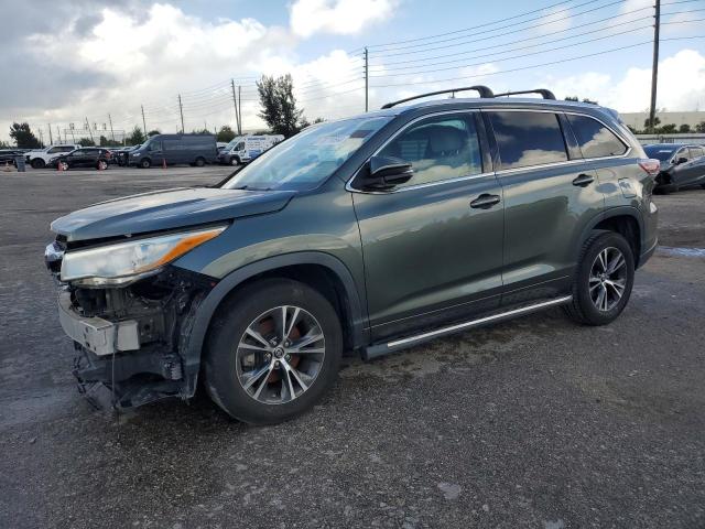 VIN 5TDKKRFH3GS184104 2016 Toyota Highlander, Xle no.1