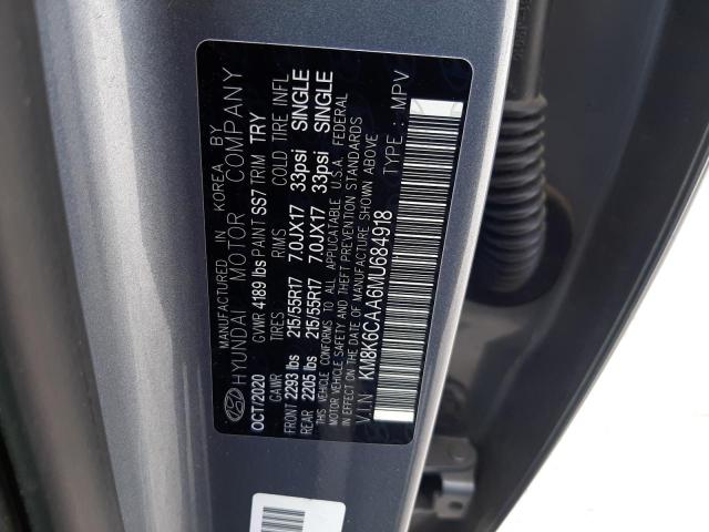 2021 HYUNDAI KONA SEL P - KM8K6CAA6MU684918