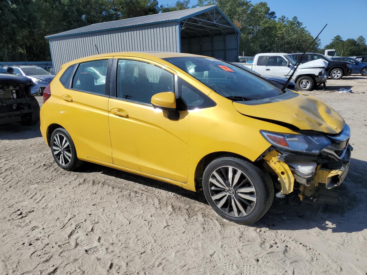 Lot #2921365831 2018 HONDA FIT EX