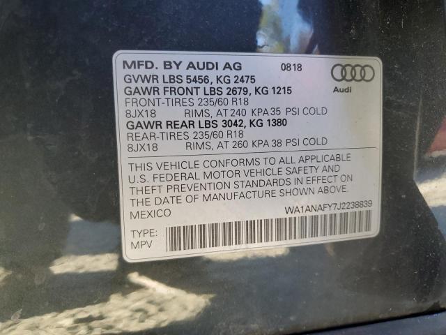 2018 AUDI Q5 PREMIUM - WA1ANAFY7J2238839