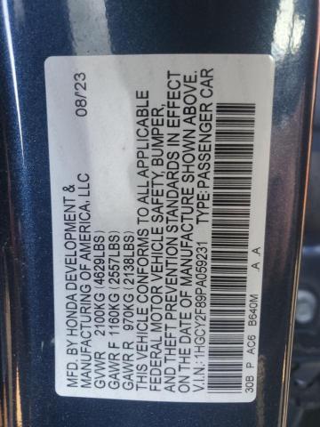 2023 HONDA ACCORD TOU - 1HGCY2F89PA059231