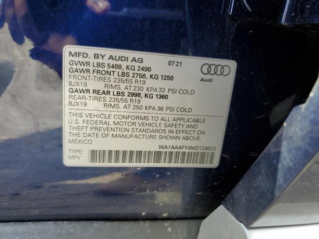 2021 AUDI Q5 PREMIUM - WA1AAAFY4M2128623