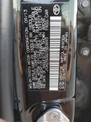 VIN JTDKDTB36D1553693 2013 Toyota Prius no.12