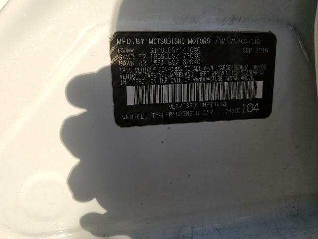 2017 MITSUBISHI MIRAGE G4 - ML32F3FJ1HHF13978