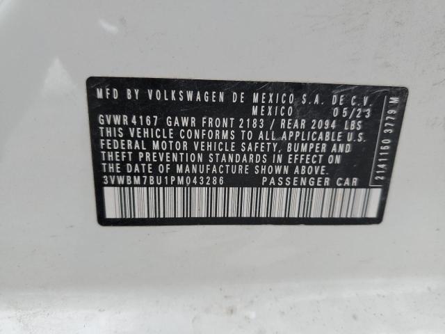 2023 VOLKSWAGEN JETTA SPOR - 3VWBM7BU1PM043286